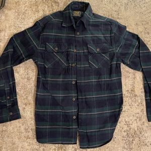 Jachs blue and green flannel. Very thick, great quality cozy flannel.